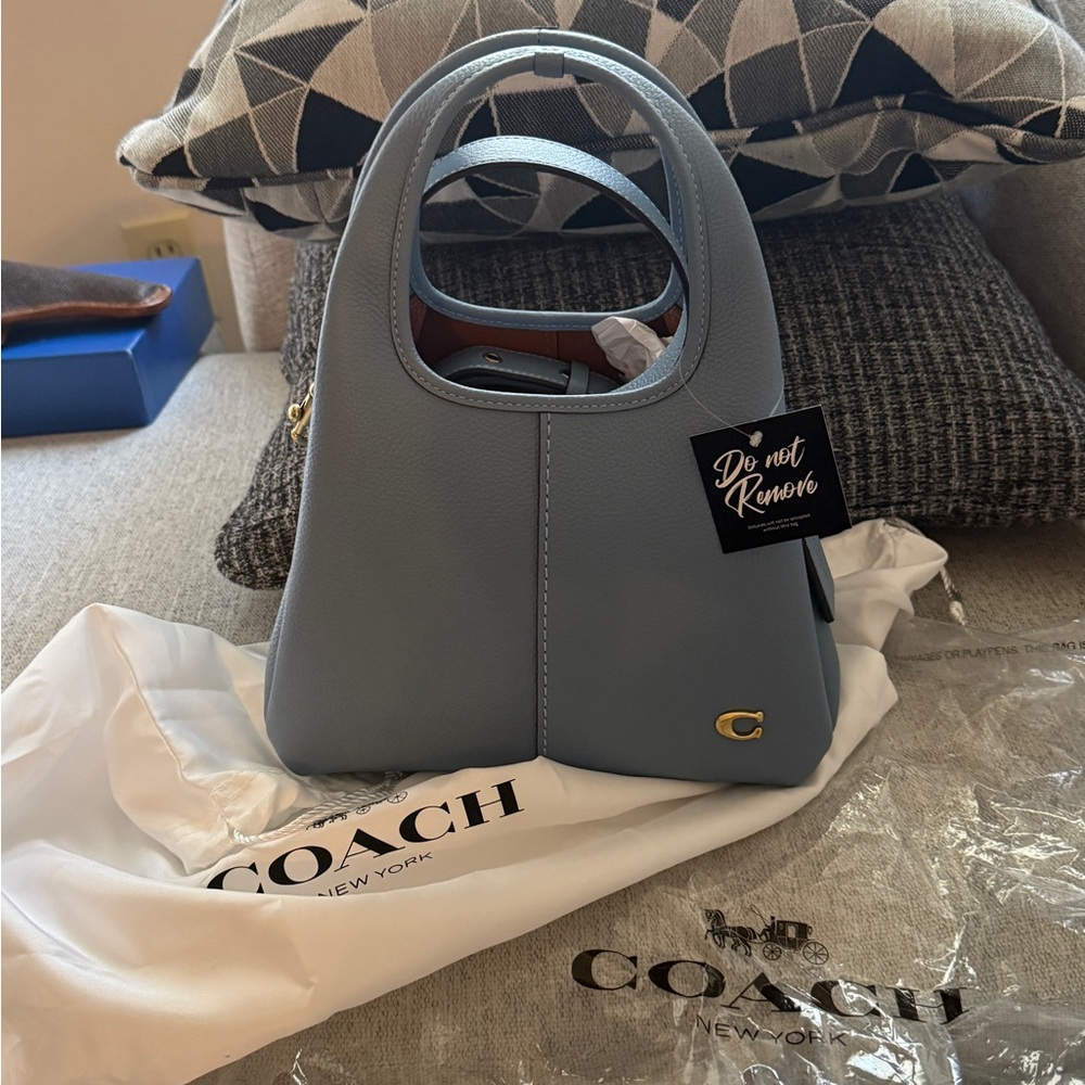 Coach Lana Blue Leather Bag